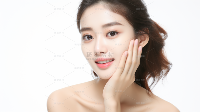美容护肤模特人像图片