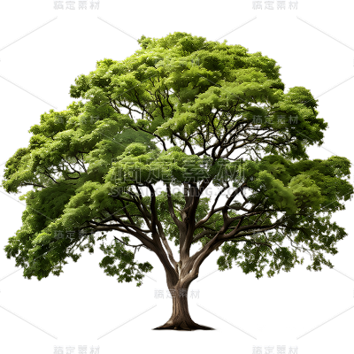 通用实景树木绿色植物元素
