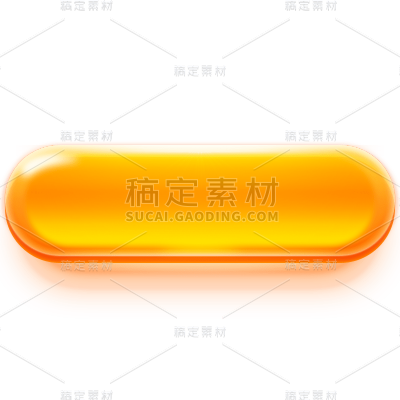 通用水晶玻璃风卡通按钮拟物边框元素素材