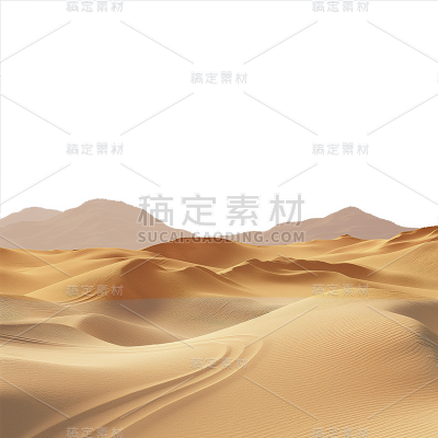 风光实景沙漠沙丘元素素材