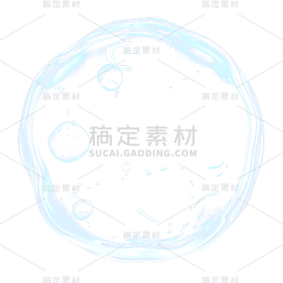 简约透明气泡泡泡水泡元素