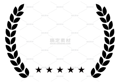 装饰系列麦穗图标元素（td）