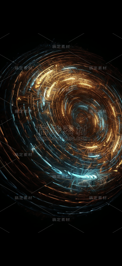 宇宙环形运动的恒星背景。网络未来科技