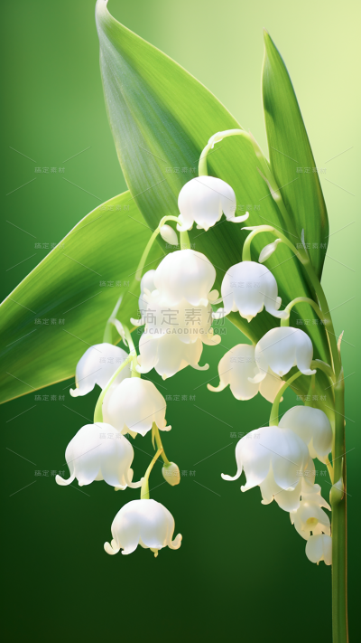 春天春季春日氛围感实景繁花背景场景图片素材-铃兰
