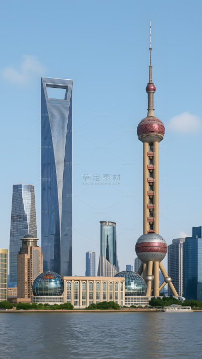 建筑系列实景感上海城市建筑（td）