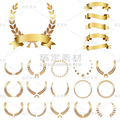 图标系列简约风麦穗图标（td）