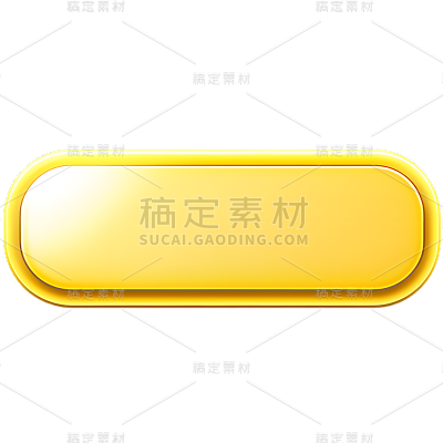 矢量金色按钮免抠元素