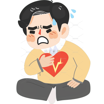 医疗系列卡通心脏病