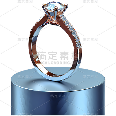 情人节520实景婚戒元素素材