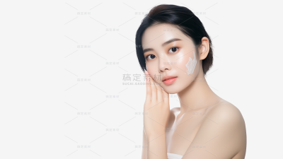 美容护肤模特人像图片