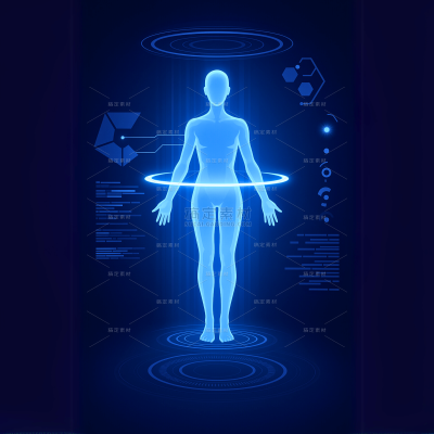 人物系列科技感数据人物风光图片（td）