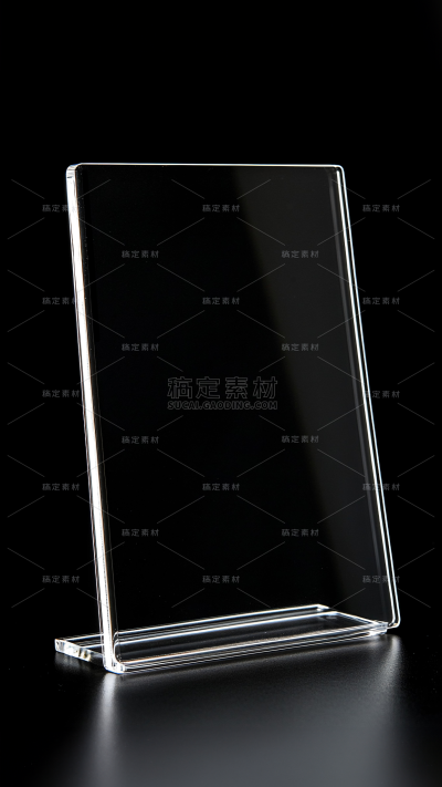 边框系列写实玻璃亚克力证书展牌图片