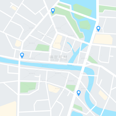 常规卡通平面坐标地图背景