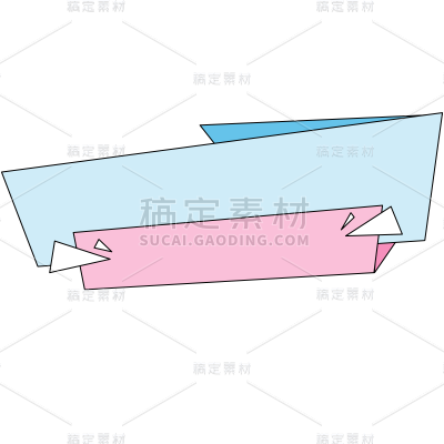 简约几何边框文本框标题框文字框元素素材