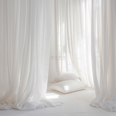 insMind Simple Space Background Curtains