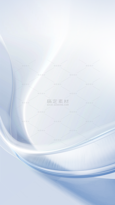 常规背景系列科技感发光银色线条曲面背景