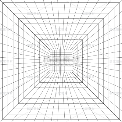 纹理通用中心透视网格元素素材
