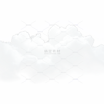 风光系列写实风单个白云