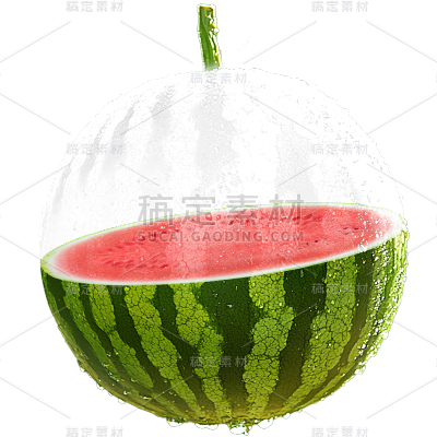 果蔬通用半透明写实水果元素贴纸 