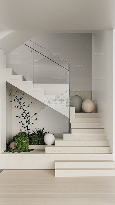 建筑系列通用实景楼梯背景