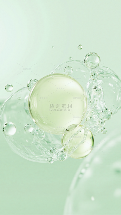 背景系列3D感水润高分子背景