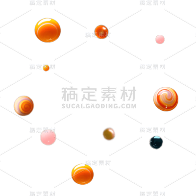 3D立体三维装饰漂浮几何