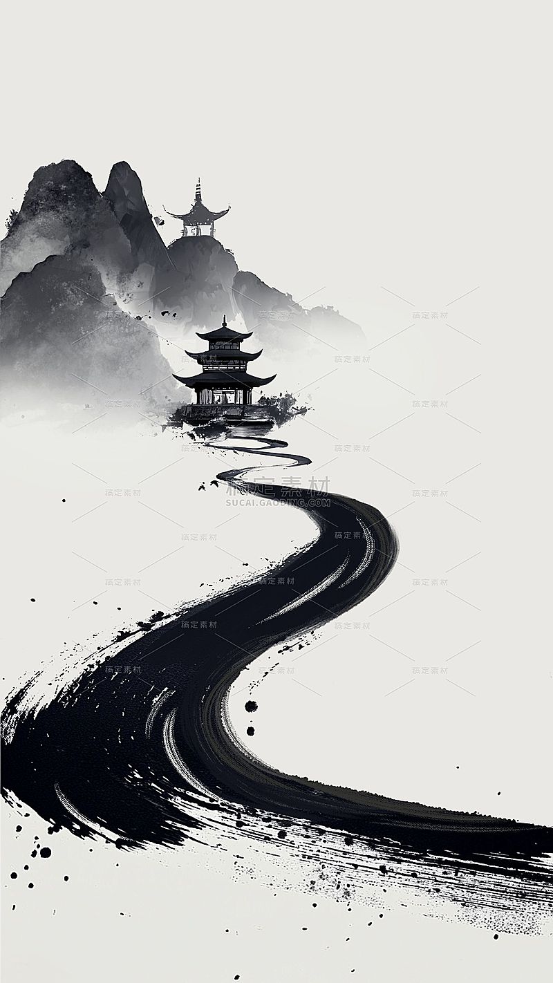 水墨画图片_高清水墨画图片素材下载_水墨画图片素材大全-稿定设计