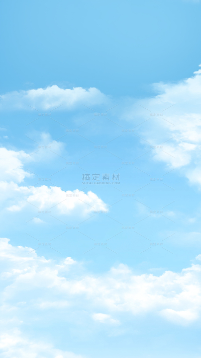 常规风光系列写实感白云蓝天背景