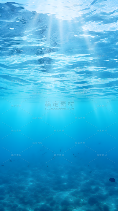 水下海洋背景