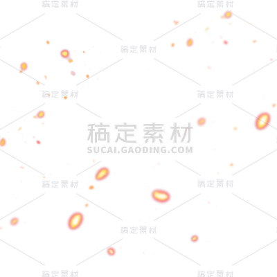 特效通用红色火花元素素材