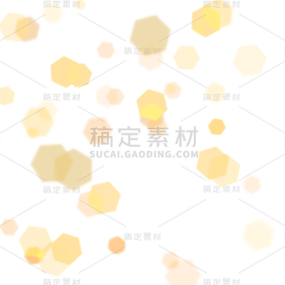 常规通用金色光斑贴纸元素素材