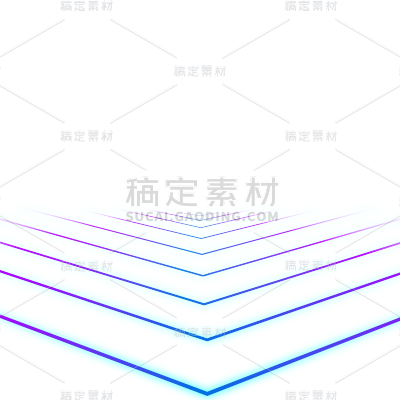 科技风通用科技线条透视线条元素素材