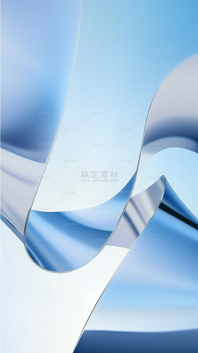 背景系列简约感金属曲线背景