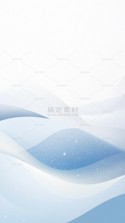 冬天扁平抽象山丘肌理背景