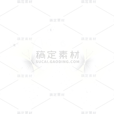 动物系列闪光蝴蝶组合贴纸
