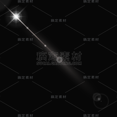 特效通用白色灯光光晕元素素材