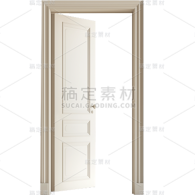 家居系列-写实浅色带格门贴纸