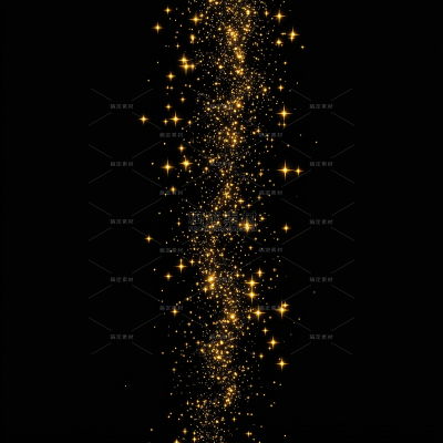 宇宙系列金色圆点细闪星光