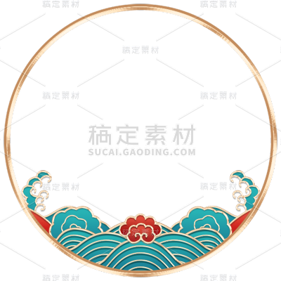 中国风通用中式边框元素素材