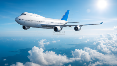 交通系列现代感大型客机高空飞行（td）