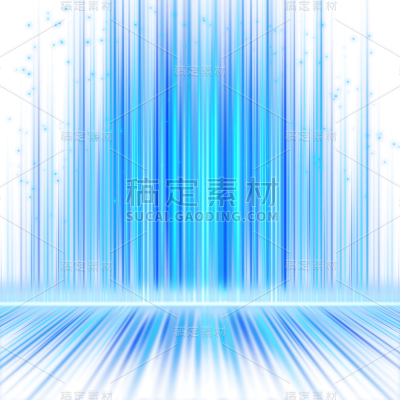 通用蓝色科技线条空间折线元素