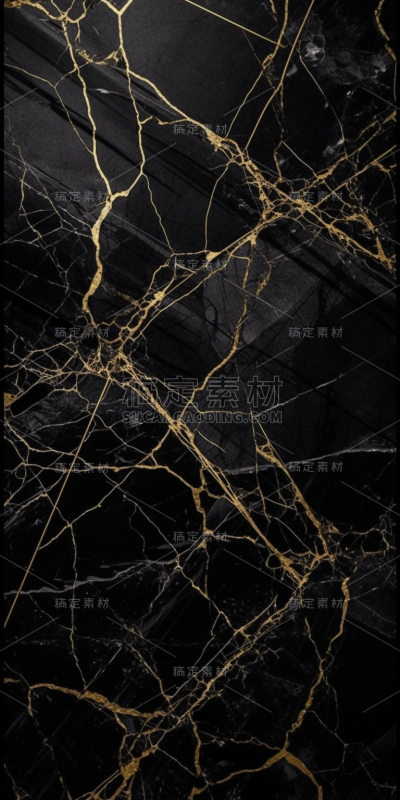黑金色大理石纹理背景