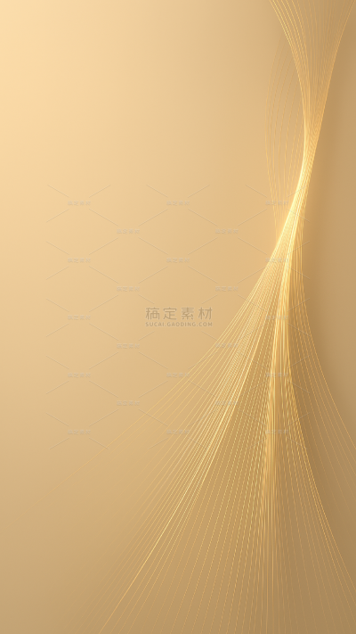背景系列金色抽象线条光效背景（td）