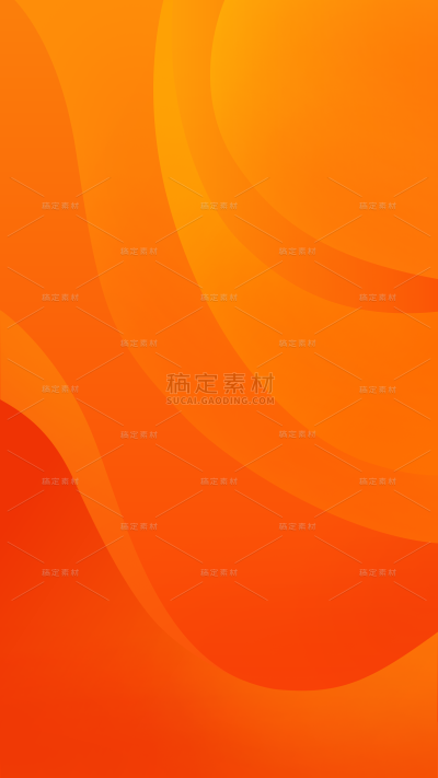 背景系列橙色抽象感曲线组合背景