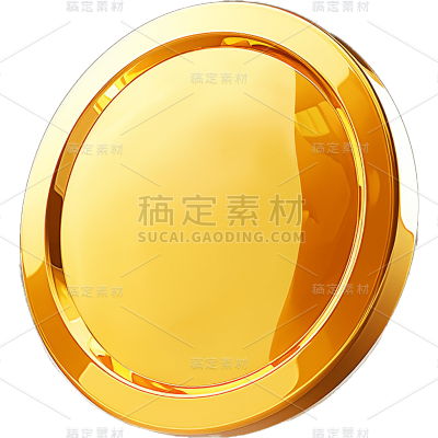 3D金币贴纸