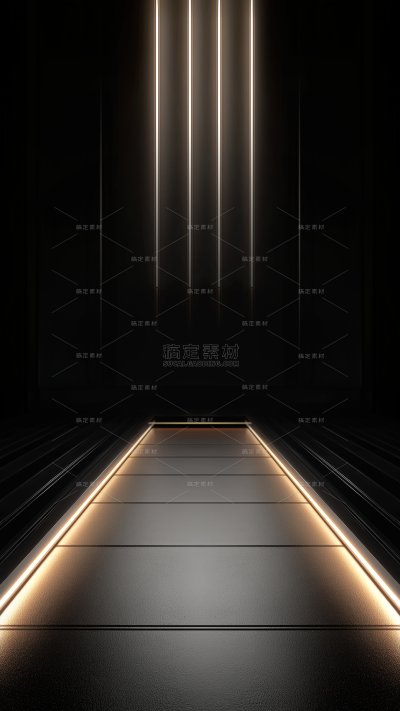 背景系列简约感光线对称感空间展台