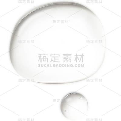 特效通用透明不规则水珠元素素材