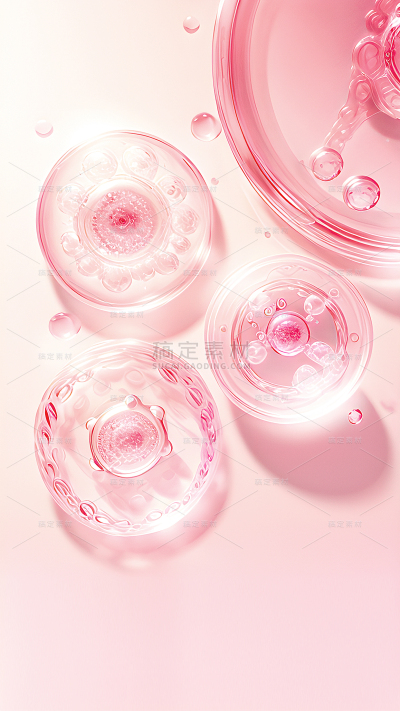 医疗系列粉色系大分子背景