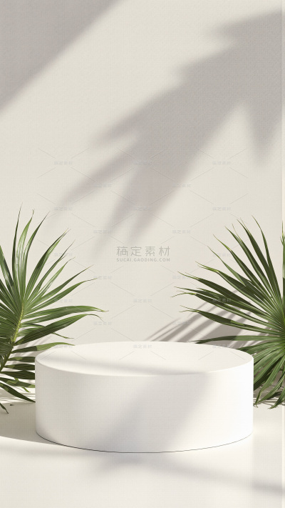 背景系列简约感室内光影展台背景