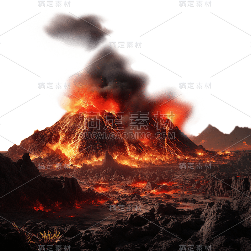 写实风山脉静态贴纸